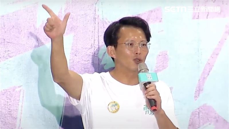 民眾黨昨天召開黨代表大會及黨慶,黃國昌在黨慶上致詞。(圖/翻攝畫面)