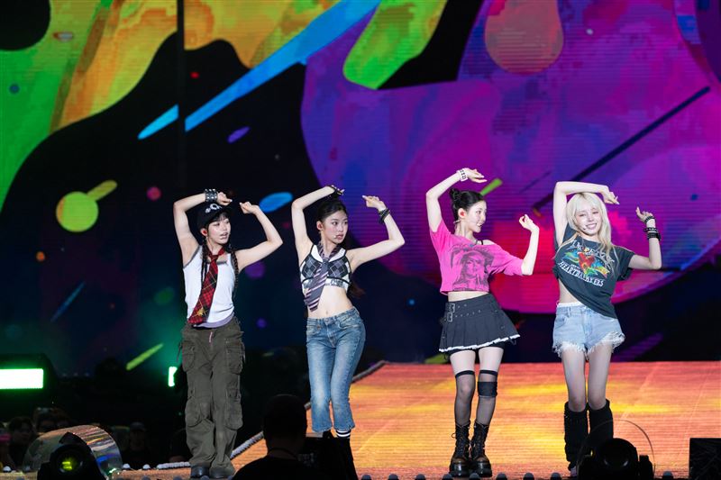 Baby DONT Cry表演BLACKPINK的歌曲〈Lovesick Girls〉。(圖/讀者提供)