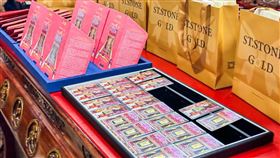 黃金業者送白沙屯媽祖條塊