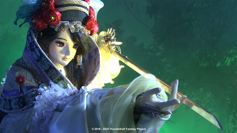 《Thunderbolt Fantasy 東離劍遊紀》女主角丹霏擁有日系大眼和纖細手腕。(圖/ANIMAX提供)