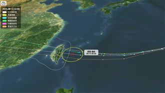 楊柳最新各國路徑曝　5國全預測登陸台灣