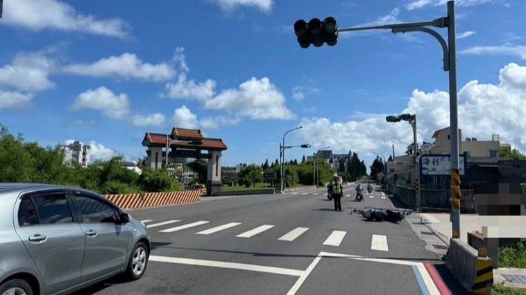 澎湖縣昨天（10日）上午發生死亡車禍。（圖／翻攝畫面）