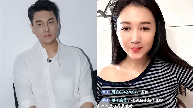朱孝天被陸網指「F4中顏值最低」，老婆韓雯雯直播告白。（合成圖／翻攝自IG、微博）