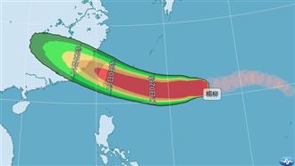 颱風假有望？12縣市暴風圈侵襲率破7成