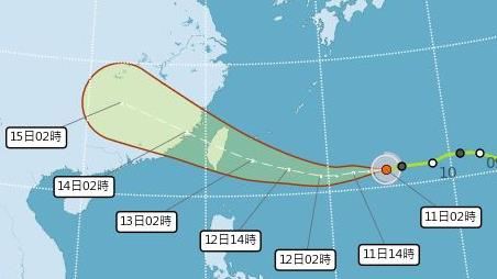 楊柳估今轉中颱！「恐在花蓮登陸」路徑曝