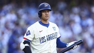 滿壘大谷揮棒落空吞K　無緣一棒再見藍鳥