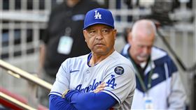 ▲道奇總教練羅伯茲（Dave Roberts）批大谷翔平滿壘被三振。（圖／美聯社／達志影像）