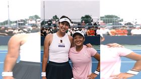 ▲台灣女將詹皓晴和中國搭檔蔣欣玗止步辛辛那提網球女雙首輪。（圖／翻攝自詹皓晴臉書）