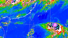 楊柳颱風。（圖／氣象署）