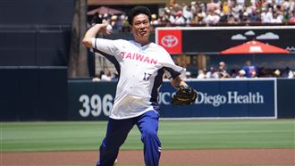 陳義信MLB開球　球迷從舊金山到聖地牙哥