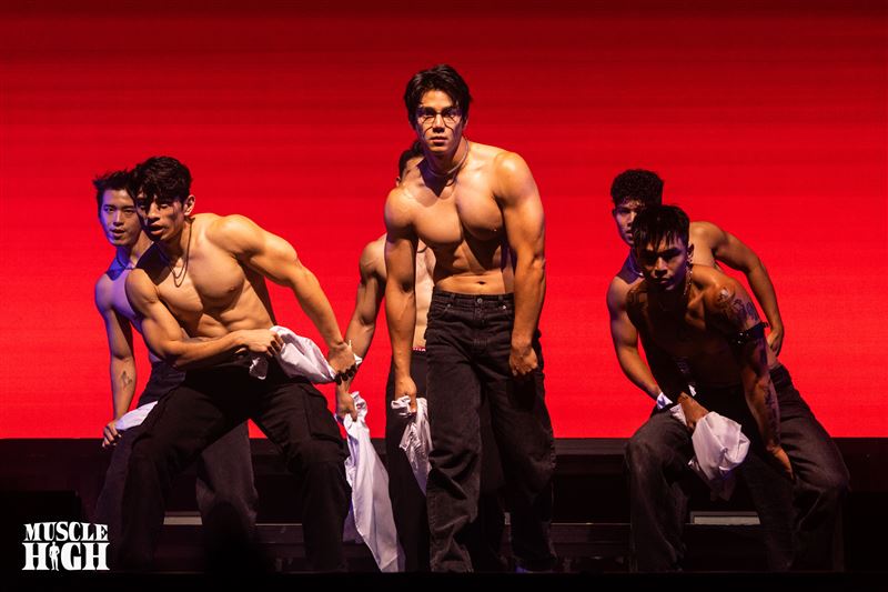 台灣首度推出原創大型猛男表演秀《MUSCLE HIGH：來自台灣的猛男秀》。（圖／MUSCLE HIGH 提供）