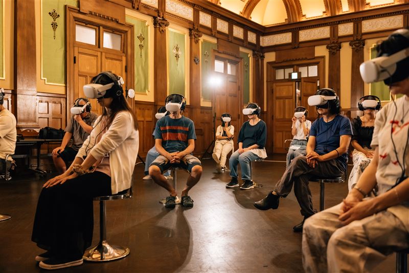 「遺留未來 VR360 播映」即日起展開為期10天、每日4場次的體驗活動,600張票券早已預約完畢。(圖/文化部提供)