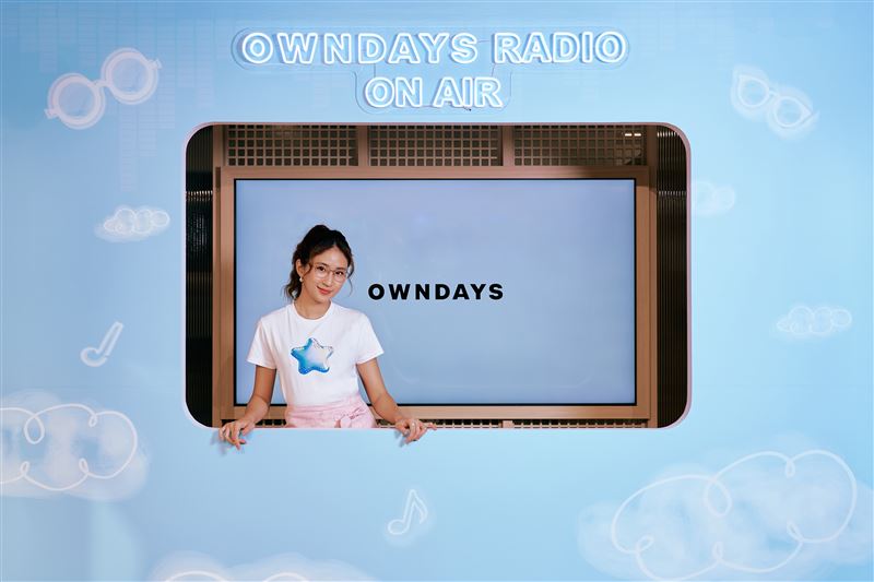 OWNDAYS視角・ON AIR特輯記者會，邀靈魂歌姬9m88化身「電台來賓」親臨現場。（圖／品牌業者提供）