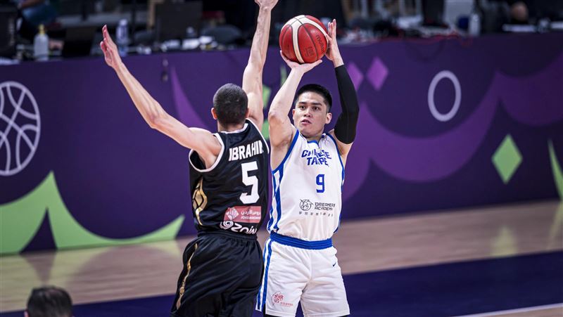 亞洲盃男籃，台灣隊陳盈駿。（圖／翻攝自FIBA官網）