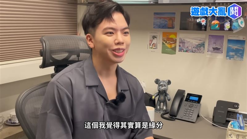 家寧律師拍片。(圖/翻攝自遊戲大亂鬥YouTube)