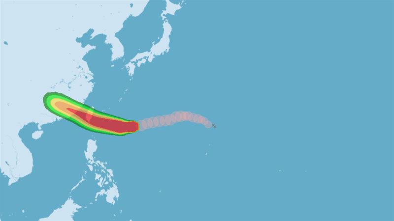 楊柳升級中颱!7地暴風侵襲率破9成