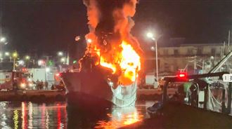 八斗子漁港漁船全面燃燒　6船員跳船逃生