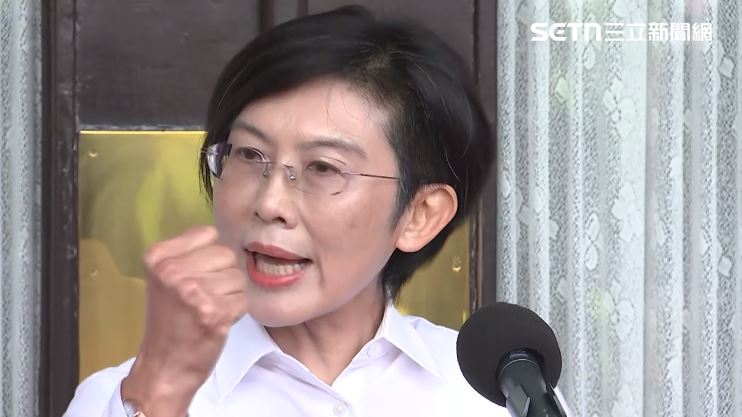 林岱樺出面說明喊「戰到底!」(圖/記者盧素梅攝影)
