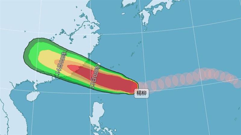 楊柳來襲北部也會很有感!全台風雨時程曝