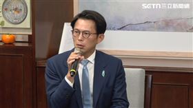 ▲民眾黨主席黃國昌率台北市議會民眾黨團拜會市府。（圖／翻攝畫面）