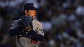 ▲山本由伸挨「首局首打席首球」全壘打。（圖／美聯社／達志影像）