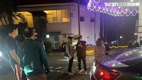 ▲專案小組率隊埋伏準備逮捕四海幫連姓成員。（圖／翻攝畫面）