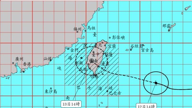 楊柳陸警發布 首波警戒區「花東高屏」