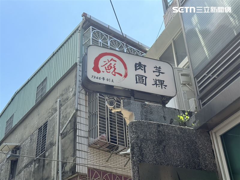 露店蘇來傳在萬華巷弄內,店面使蘇家古厝。(圖/記者李育道攝影)