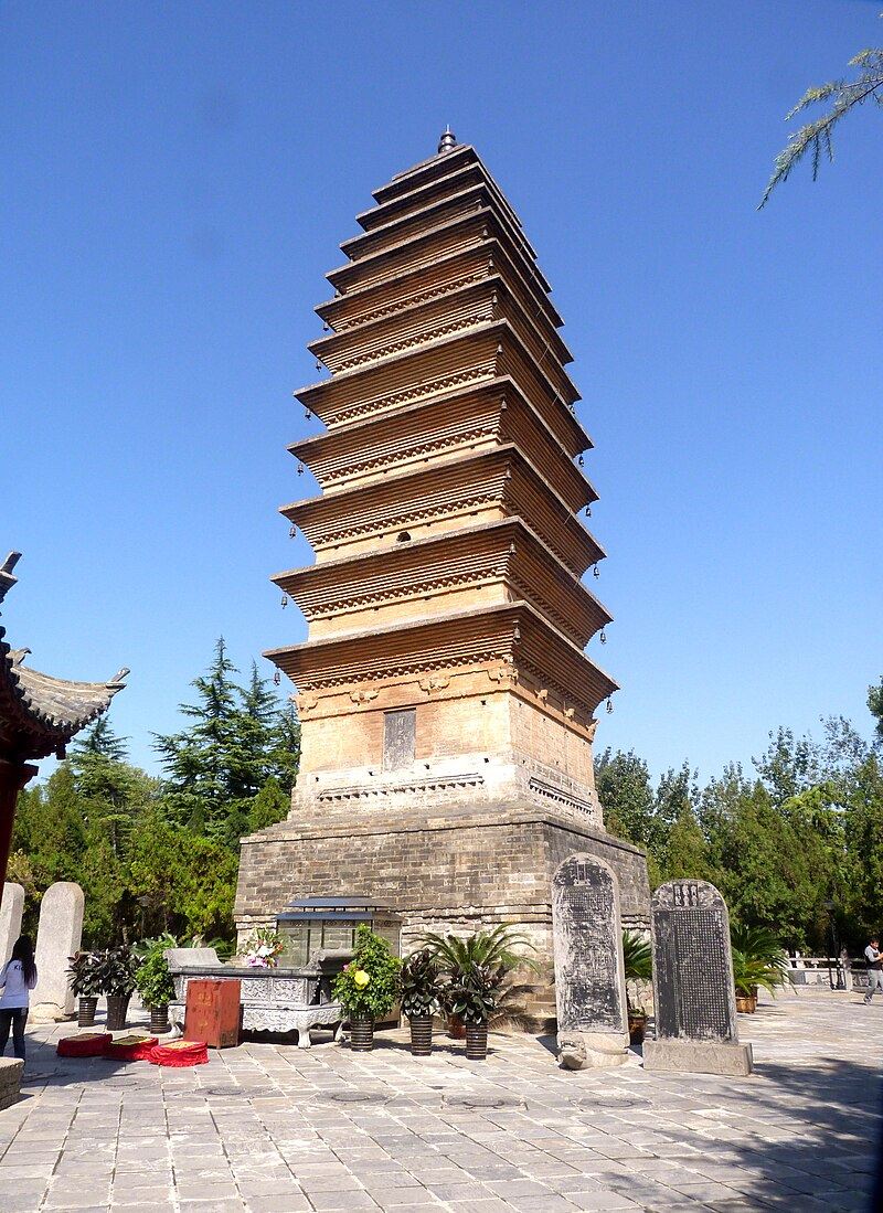 白馬寺齊雲塔。(圖/翻攝維基百科)