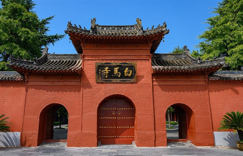 「中國第一古剎」白馬寺正門。(圖/翻攝維基百科)