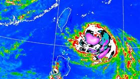 楊柳颱風即將侵襲台灣。（圖／翻攝自氣象署）