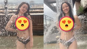 比基尼包不住！《花系列》童星濕身照辣翻