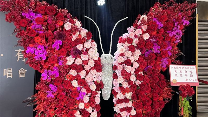 費玉清砸重金送江蕙大禮!絕美巨型花蝴蝶