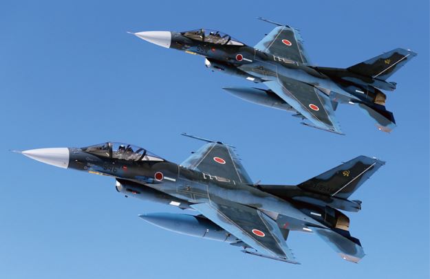 日本F-2戰鬥機也是三菱重工製造。(圖/翻攝維基百科)