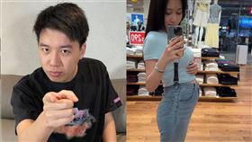 篠崎泫,Toyz,劉偉健,大麻菸彈,入監服刑,腹部,懷孕（圖／Toyz、篠崎泫IG）