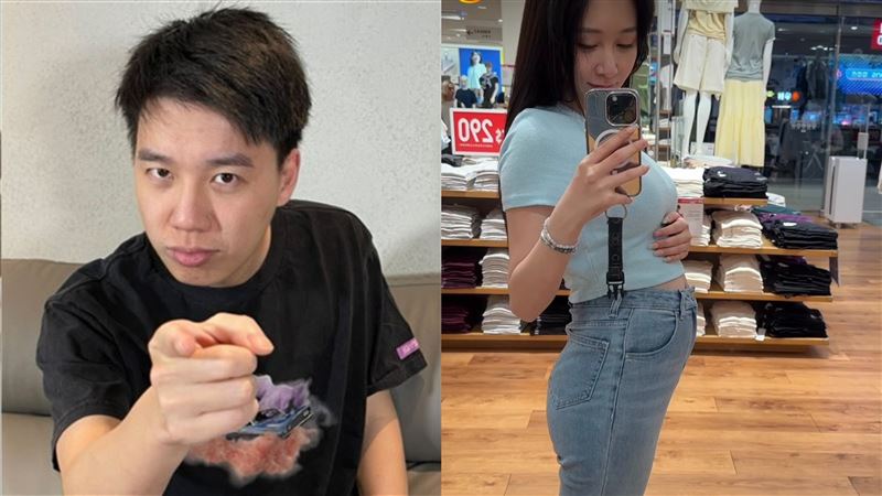 Toyz去年5月入監服刑，篠崎泫近期腹部明顯隆起，遭懷疑已經「懷孕」了。（圖／翻攝自Toyz、篠崎泫IG）