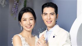 蕭敬騰和老婆林有慧舉辦婚禮。（圖／喜鵲娛樂提供）