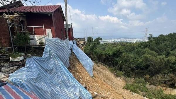 彰化「大峽谷」畫面曝!三合院恐崩墜山谷