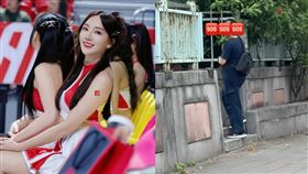 沛沛遭變態怪男尾隨。（組合圖／翻攝自沛沛Threads）