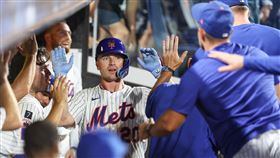 ▲阿隆索（Pete Alonso）敲出大聯盟生涯第253轟，成為大都會隊史第1人。（圖／路透社／達志影像）