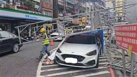 楊柳颱風,基隆,鷹架,台東,太麻里車站。（圖／翻攝畫面）