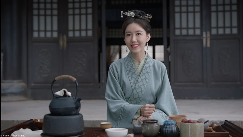 高露在《慶餘年》中飾演「王啟年」的妻子。（圖／中天娛樂台提供）