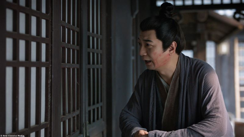 田雨劇中慘被老婆呼巴掌。（圖／中天娛樂台提供）