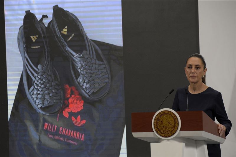 墨西哥總統薛恩鮑姆批評Adidas新鞋款是文化挪用。（圖／達志影像）