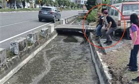 彰化排水溝驚成「吃人陷阱」村長險遭吞噬