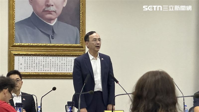 針對鄭麗君日前召開記者會談論美國對台關稅,朱立倫認為「有講等於沒講」。(圖/記者詹宜庭攝影)