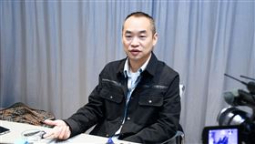 直播董事長黃立成於香港接受訪問。（圖／三立）