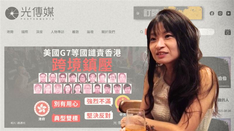 《光傳媒》邁向三年之際，創辦人梁嘉麗還是得天天打怪，她稱不少人憂香港國安法而不敢為《光》工作。（圖／記者張渝萍攝影）