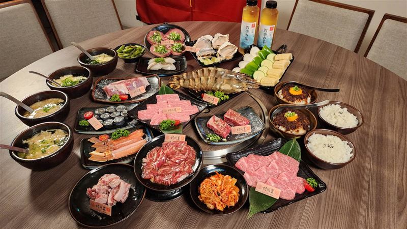 胡同裏燒肉，爸王餐（圖／胡同裏燒肉提供）