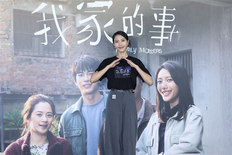 飾演姐姐的黃珮琪,拍電影就因壓力太大暴瘦3公斤。(圖/記者鄭孟晃攝影)